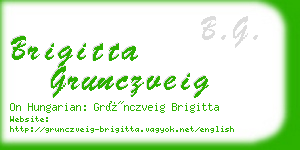 brigitta grunczveig business card